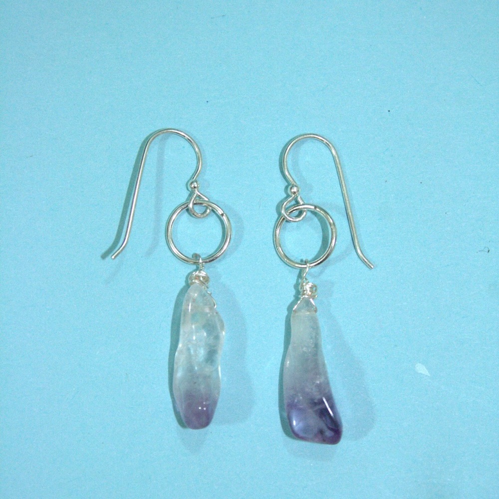 Sterling silver Amethyst earrings
